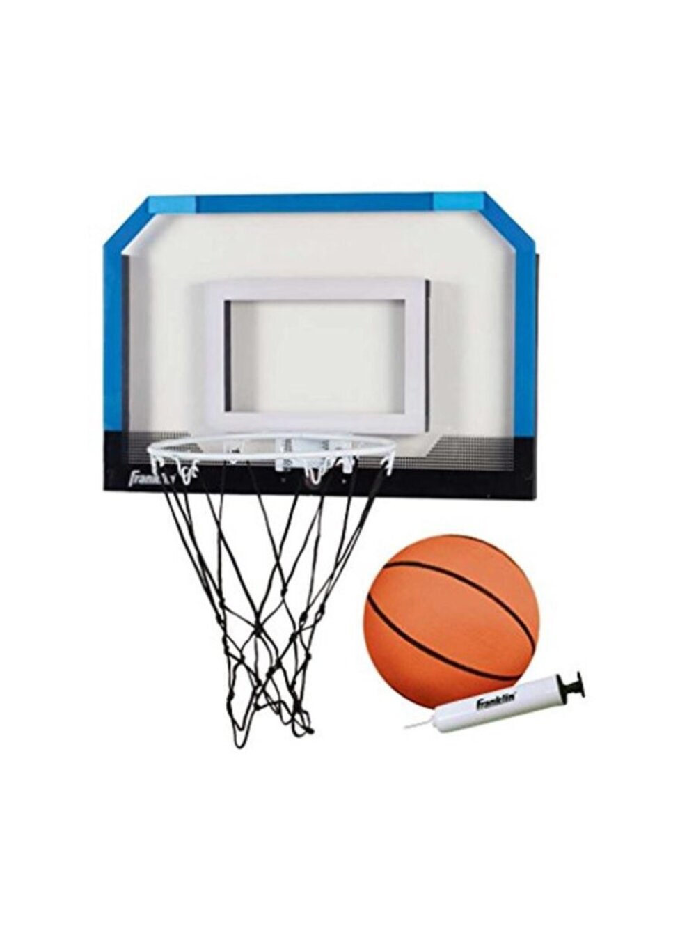 Mini Basketball Hoops-Indoor Over The Door Mini Hoop+Basketball